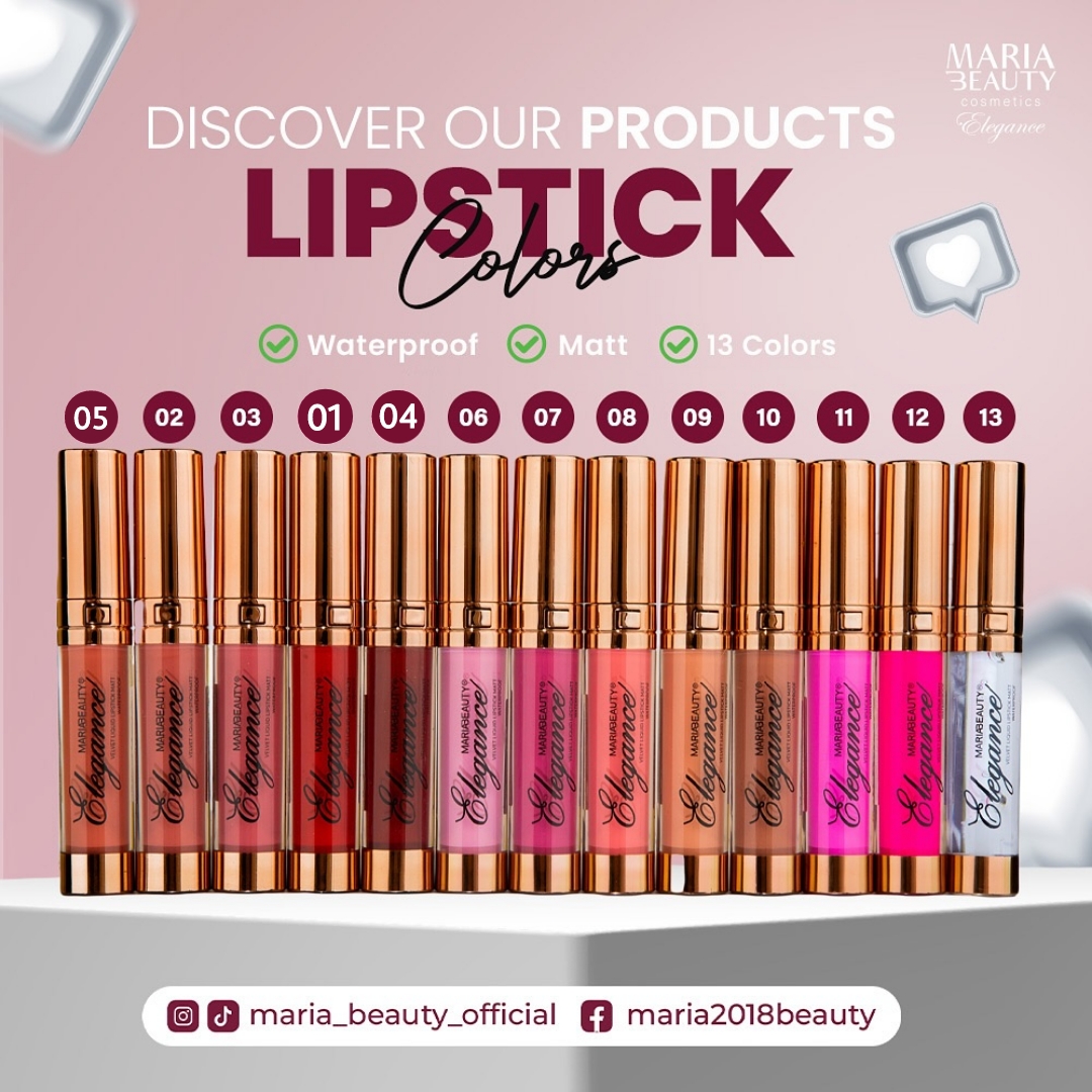 MARIA BEAUTY ELEGANCE MATTE LIPSTICK