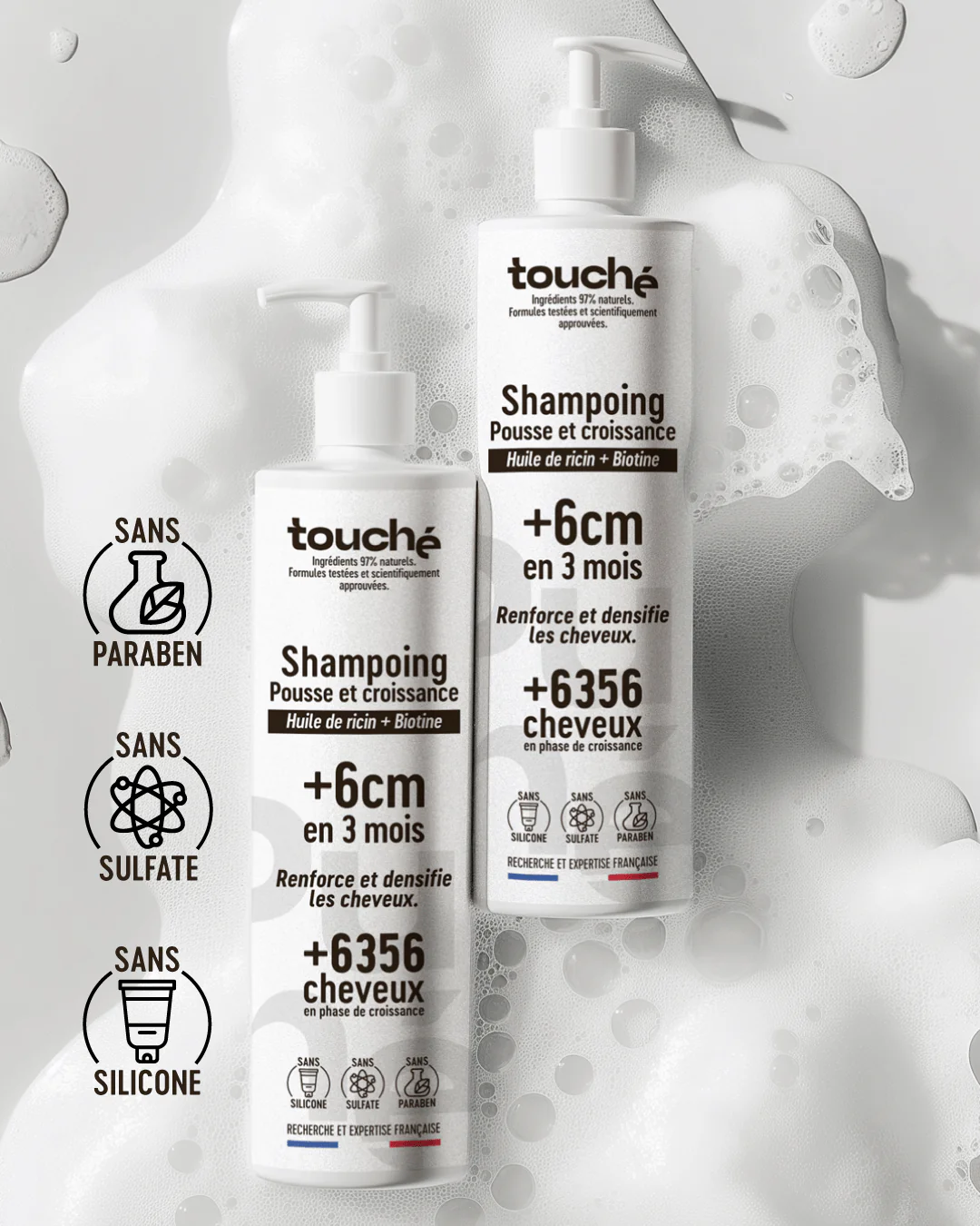 Touché Shampooing Pousse et croissance - الصورة 12