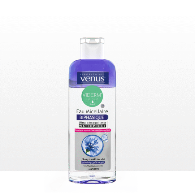 VENUS EAU MICELLAIRE DEMAQUILLANTE BYPHASIQUE WATERPROOF