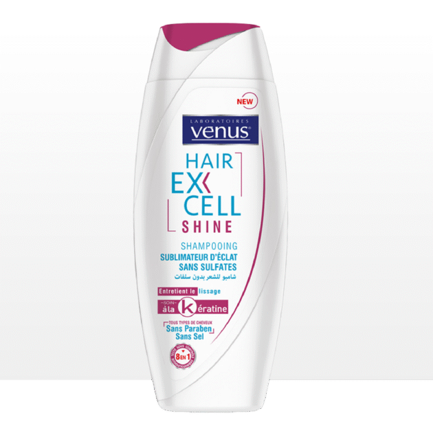 VENUS SHAMPOOING HairExcell Shine Sans sulfates