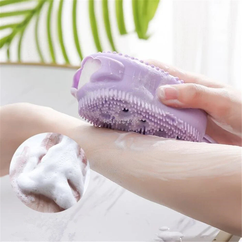 Brosse de Douche en Silicone – Exfoliation Douce & Mousse Abondante - الصورة 3