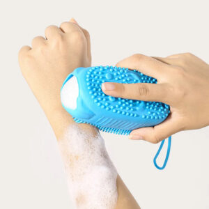 Brosse de Douche en Silicone – Exfoliation Douce & Mousse Abondante - الصورة 2