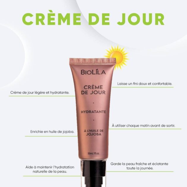 BIOLILA CRÉME DE JOUR HYDRATANTE 50ML