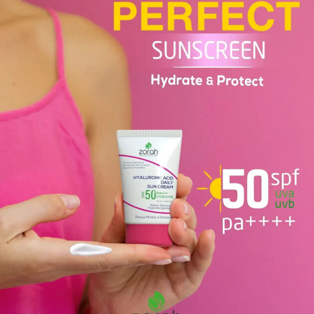 ZORAH Crème Solaire Peau Mixte à Grasse