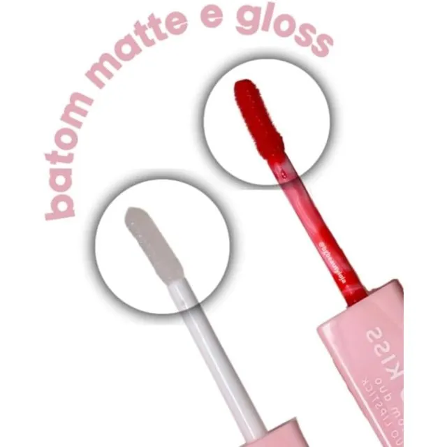 RUBY ROSE DUAL KISS MATTE LIPSTICK + LIPGLOSS DK01 - الصورة 2