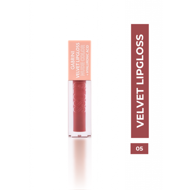 GABRINI VELVET LIPGLOSS NUDE COLOR 05