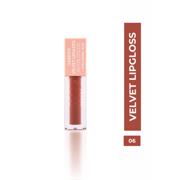 GABRINI VELVET LIPGLOSS NUDE COLOR 06