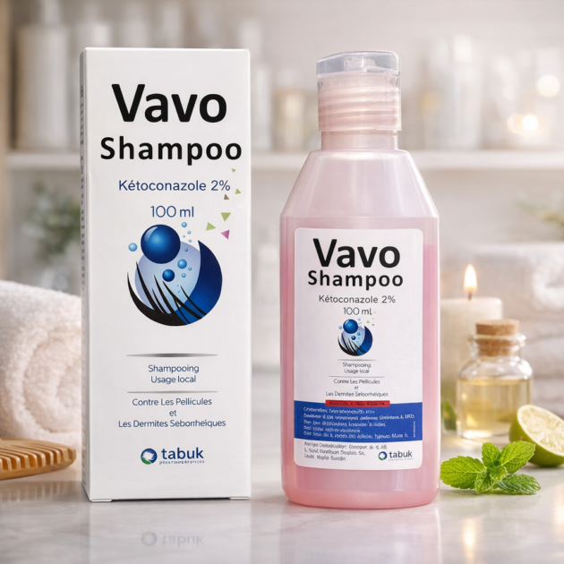 Vavo Shampoing Ketoconazole 2% Anti Fongiques 100ml