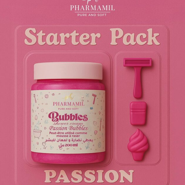 PHARMAMIL BUBBLES 2IN1 SHOWER GEL AND SHAVING GEL