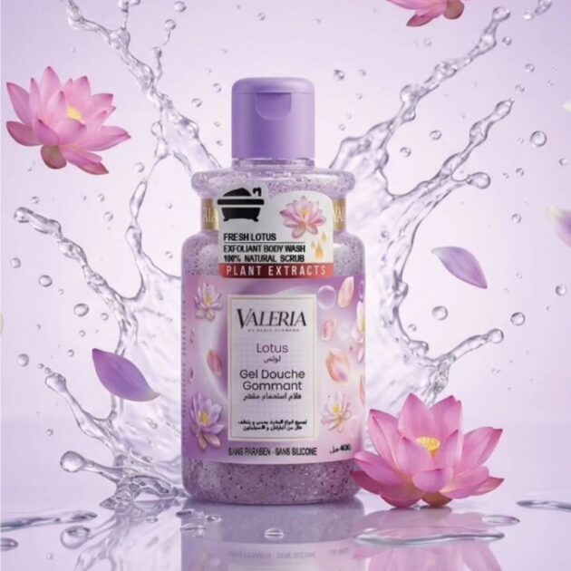 VALERIA Gel Douche Gommant Lotus