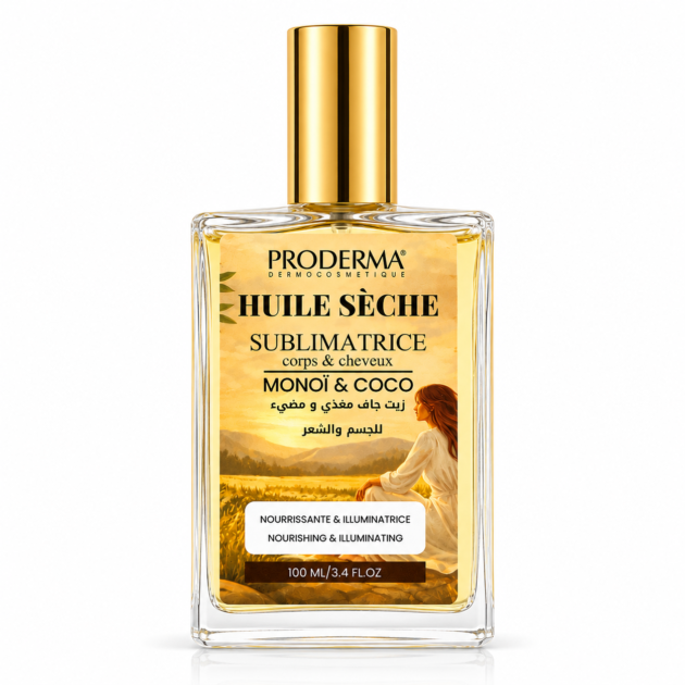 PRODERMA Huile Sèche Sublimatrice Monoï et Coco